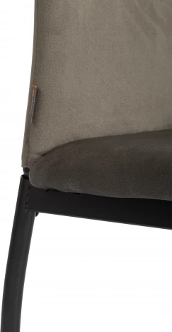 Стул CAPRI (mod. BC565-DC) / 2 шт. в упаковке Tetchair (Металл,Флок/Серый) арт.24375