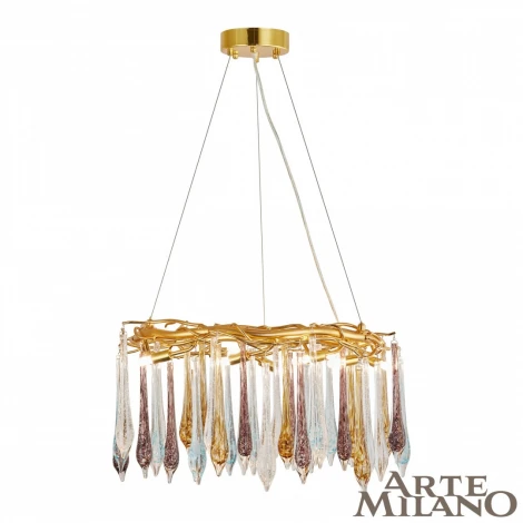 Подвесной светильник Arte Milano 500.D800.H350.G9.10 G (220V, подвески, на тросе, ветки)