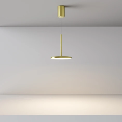 Подвесной светильник Maytoni Plato P076PL-L12W3K-BS (LED, 220V, на проводе, круглые)