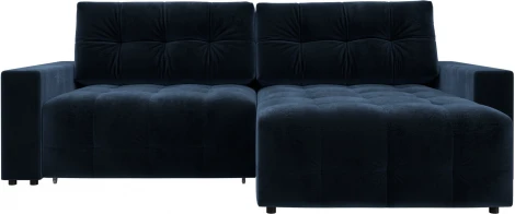 Диван угловой с полками Лига-053 НПБ Лига Диванов (Велюр) арт.128947