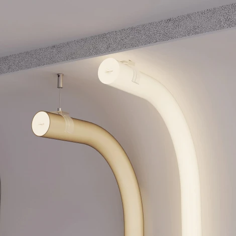 Силиконовый профиль WPH-FLEX-D22-360deg-S8-5m WHITE (Arlight, Силикон) 045847