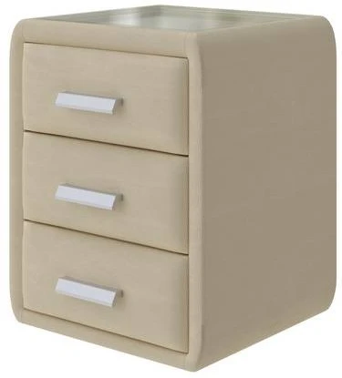 PROxSON Тумба Soft Mebel (Ткань: Велюр Forest 726 Светло-бежевый) 51x48