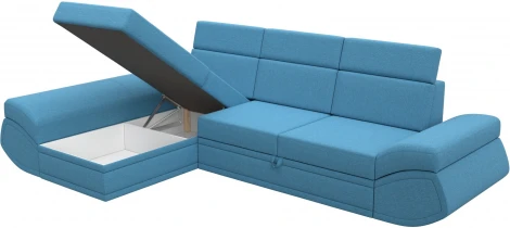 Диван угловой Лига-032 левый угол Лига Диванов (Рогожка) арт.125994L
