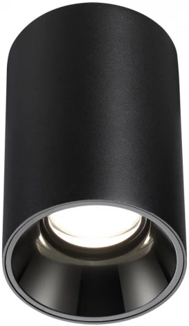 Светильник накладной влагозащищённый Novotech Recte 359418 черный IP54 LED 10W 220V 3000К (круглые)