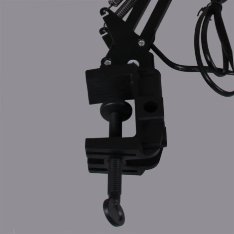 Офисная настольная лампа светодиодная на струбцине с регулировкой цветовой температуры Reluce 00005-0.7-01HV BK