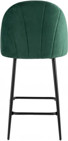Стул полубарный Stool Group Логан велюр зелёный УТ000035465