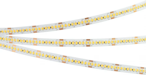 Светодиодная лента RT-A240-10mm 24V Warm2700 (22 W/m, IP20, 2835, 5m) (Arlight, высок.эфф.150 лм/Вт) 038746