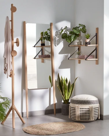 Напольное зеркало La Forma (ex Julia Grup) Natane (Дерево,Береза,МДФ,Стекло)