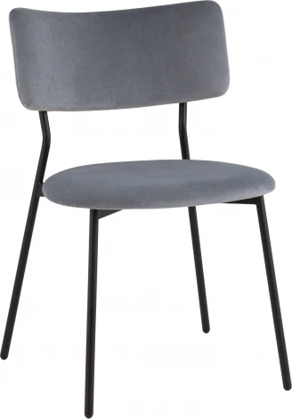 Стул Амелия велюр серо-голубой Stool Group арт.УТ000039955