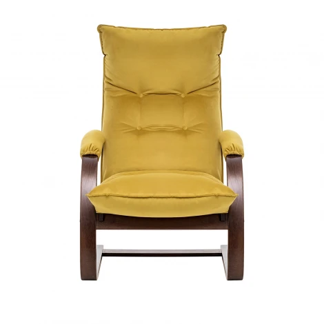 Кресло-трансформер Leset Монако (Фанера,Березовый шпон,Металл,Велюр/Орех) арт.2500000117558