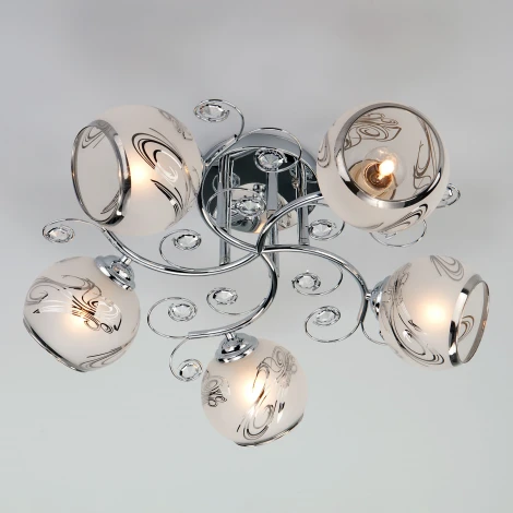 Потолочная люстра Eurosvet 30031 30031/5 хром