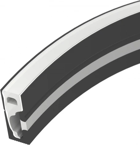 Силиконовый профиль WPH-FLEX-0616-SIDE-S9-5m BLACK (Arlight, Силикон) 045788