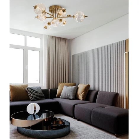 Потолочная люстра светодиодная на штанге с регулировкой цветовой температуры Modelux MODELUX ML.6090.7