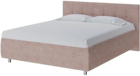 PROxSON Кровать Diamo без основания (Ткань: Велюр Лофти Мокко) 180x190