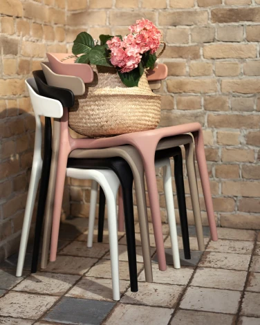 Стул Neo  пластик нежно-розовый Stool Group арт.УТ000039931