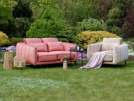 Кресло Amsterdam ОГОГО (арт.342698), (Ткань/Бежевый)