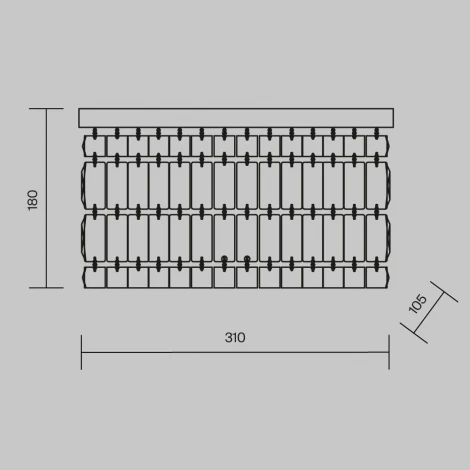 Настенный светильник Maytoni Dune DIA005WL-02G (220V)
