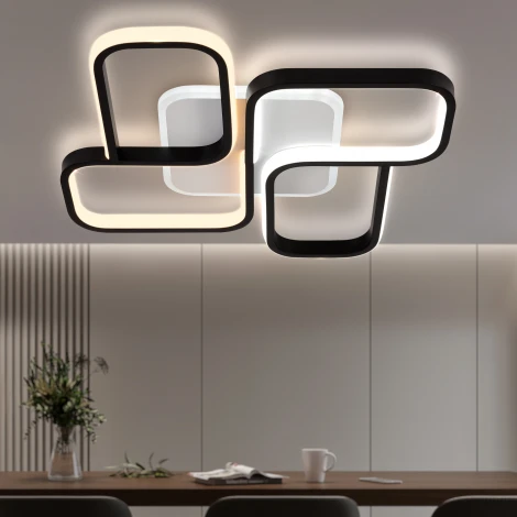 Потолочная люстра Rivoli Lydia 6104-101 (регулировка яркости, LED, 220V, пульт управления)