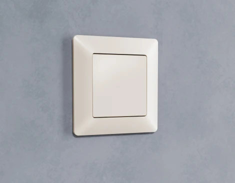 Лицевая панель Ambrella Volt ALFA (Бежевый матовый) заглушка для суппорта QUANT AP3360