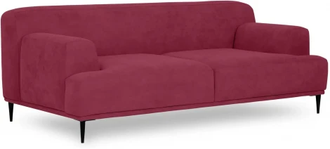 Диван Portofino 2-х местный ОГОГО (арт.471101), (Рогожка/Бордовый)