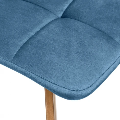 Комплект из 2-х стульев Easy тёмно-бирюзовый с ножками под дерево Bradexhome арт.FR 0734P