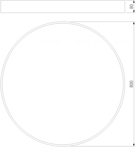 Потолочный светильник круглый Eurosvet Entire 90320/1 черный (регулировка яркости, LED, 220V, пульт управления, круглые)