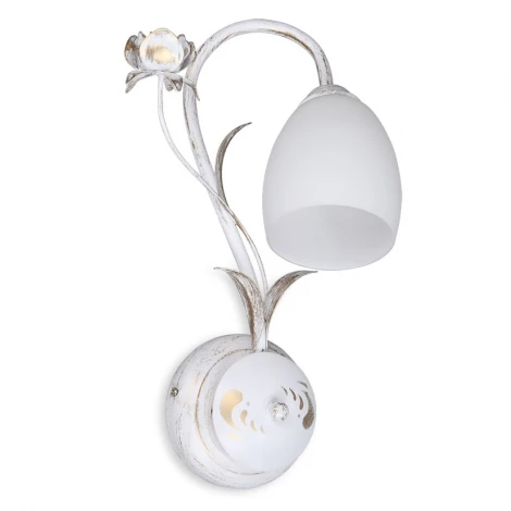 Бра Vitaluce V1538/1A (220V, выключатель, цветы, листья, розы)