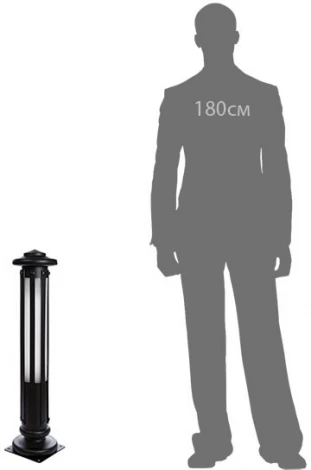 Уличный наземный светильник Runden Колонна II V10241 (220V, круглые, IP44)