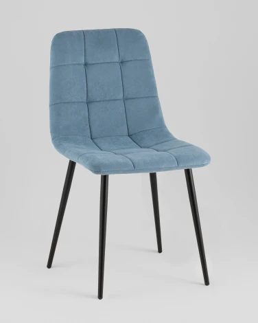 Стул Одди Original велюр пыльно-синий Stool Group УТ000042278