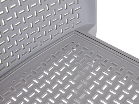 Комплект стульев Bottega 4 шт. ОГОГО Обстановочка! 966308 (Пластик/Светло-серый)