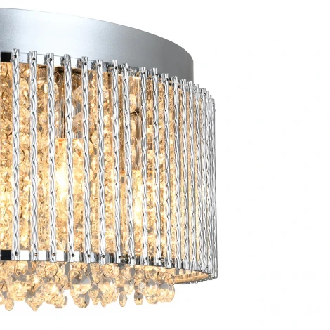 Потолочная люстра круглая Escada Majesty 2124/6P Chrome (220V, круглые)