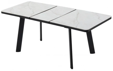 Стол НОРД 140 ОНИКС, керамика / Черный каркас M-City 64764