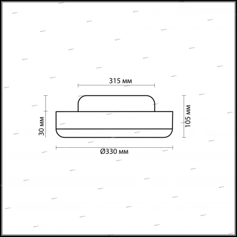 Настенно-потолочный светильник Odeon Light Yun 2177/2C