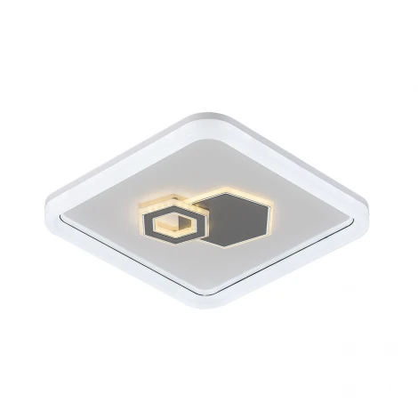 Потолочный светильник с пультом светодиодный White/Grey Escada Zodiac 10219/SG LED (регулировка яркости, 220V)