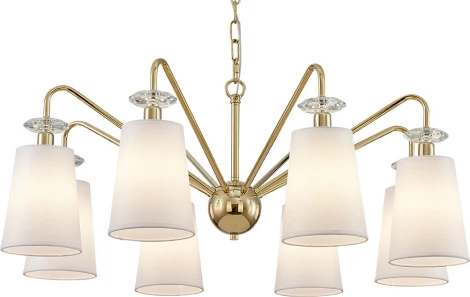 Подвесная люстра Newport 4620 4628/С gold (220V, на проводе)