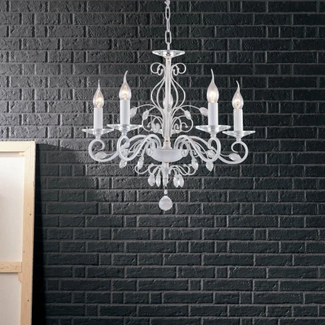 Подвесная люстра Favourite Lanta 1733-5P (220V, на цепи, подсвечник, свеча)