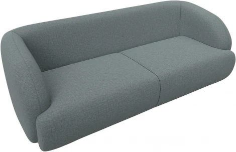 Диван прямой Лига-041 (Серый/Рогожка) Лига Диванов арт.124233