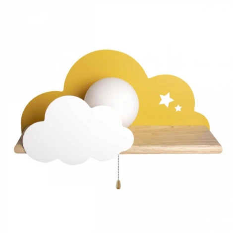 Настенный светильник Loft It Axel 10134 Yellow (для детской, 220V, выключатель, шар)