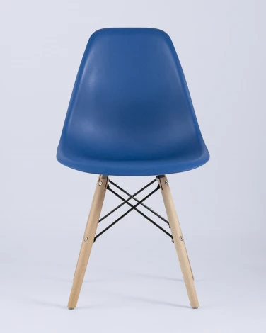 Стул Eames Style DSW синий (разборный каркас) Stool Group арт.УТ000037596