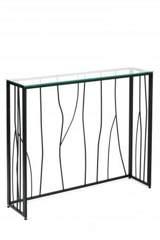 Консольный стол AllConsoles 1022-CB clear черный муар