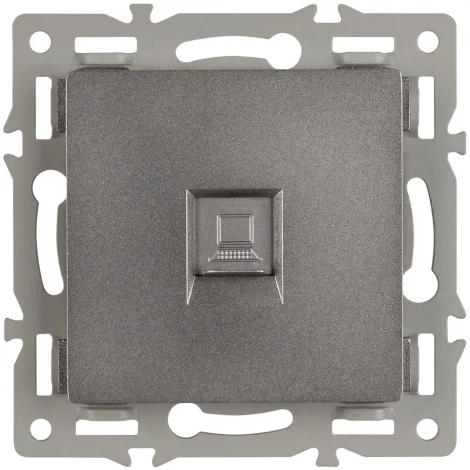 Механизм компьютерной розетки SCT-MPC1-PL-GR (RJ-45, CAT6) (Arlight) 045335