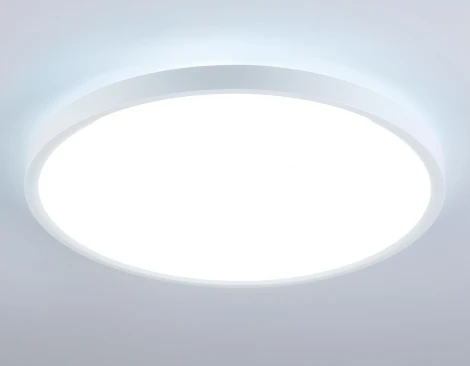 Потолочный светодиодный светильник круглый с подсветкой Ambrella Orbital Air FZ3005 (220V, круглые, IP44)