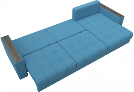 Диван угловой с декором Лига-049 НПБ Лонг Лига Диванов (Рогожка) арт.128292