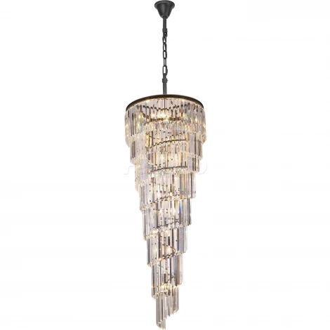 Подвесная люстра Divinare Charlotte 3011/01 SP-18 (220V, хрусталь, на цепи)