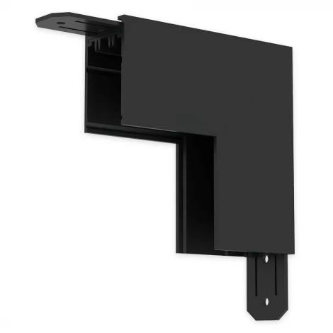 Угловой соединитель внутренний для накладного шинопровода черный AM Group AM544 BK SMART