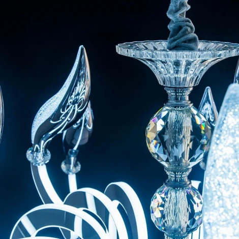 Подвесная люстра Eletto Diva EL339P08 (LED, 220V, на цепи, лепестки)