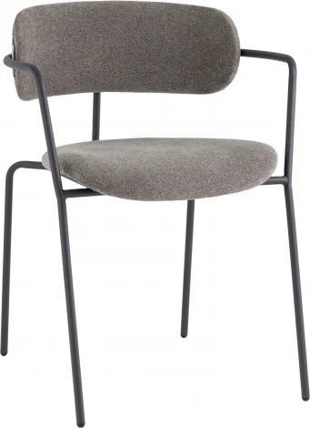 Стул Дженни букле Темно-серый каркас антрацитово-серый муар Stool Group (арт.УТ000039184)