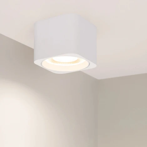 Светильник SP-DICE-S78x78-10W Day4000 (WH, 24 deg, 230V) (Arlight, IP54 Металл) 046634