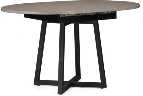 Деревянный стол Woodville Регна черный / бежевый 504218