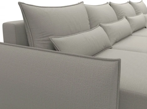 Диван П-образный Лига-051 НПБ Лонг Лига Диванов (Рогожка) арт.128685